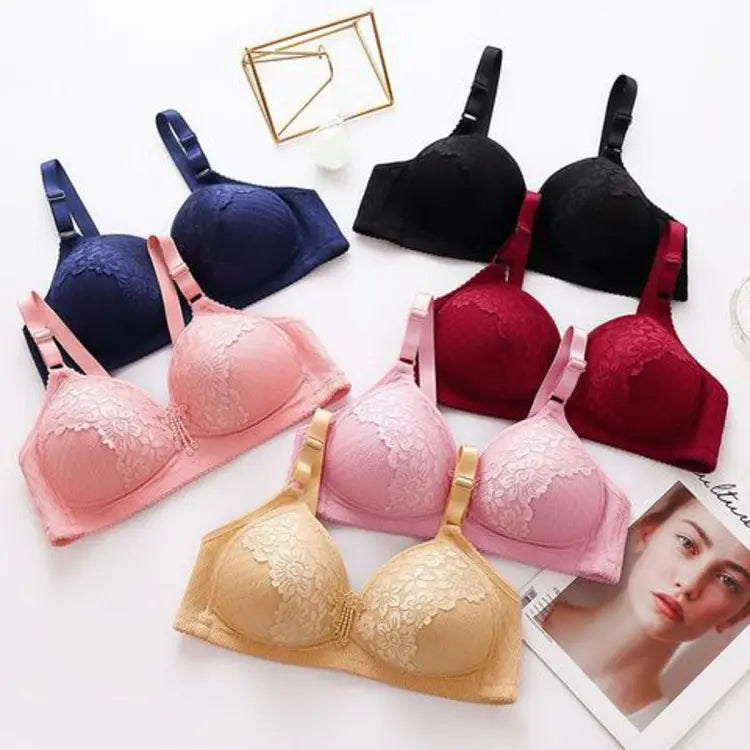 Bra for Women Ladies and Girls Foam Bra Random Colors and Pattern Brazier Blouse