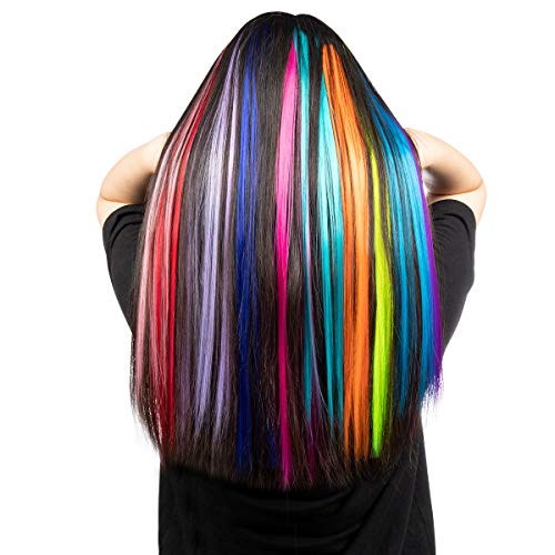 MULTICOLOR HAIR EXTENSION CLIPS