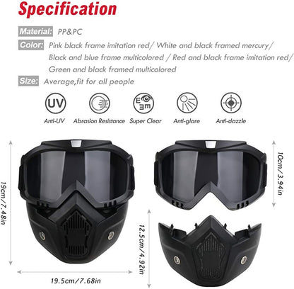 Biker's Riding Helmet Mask (Ultimate Face Protection)