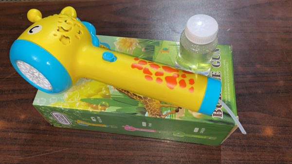 GIRAFFE BUBBLE GUN TOY