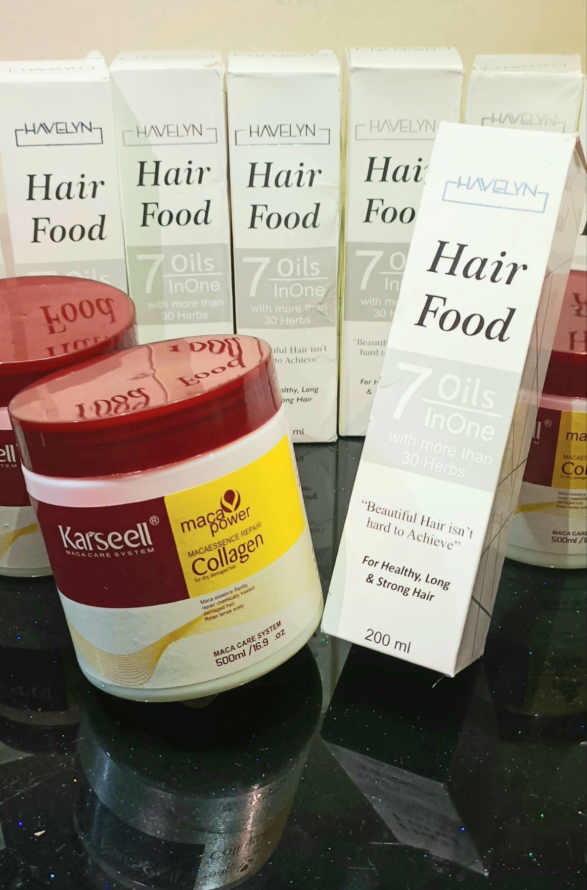 Buy 1 Get 1 Free / Buy Karseell Hair Mask Get Havelyn 7 in 1 Hair Food Oil Free